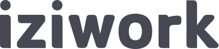 Najar's client Iziwork black logo 